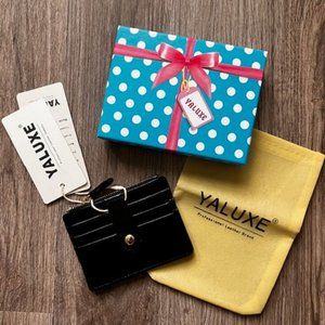 Yaluxe Women's Credit Card ID Mini Wallet  NEW with tags